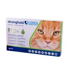 Стронгхолд Плюс 60 мг/10 мг краплі для котів 5-10 кг 3 піп (Zoetis) в Краплі на холку (spot-on).
