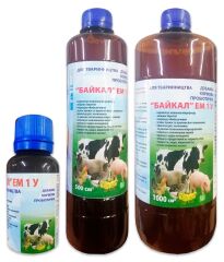 Байкал ЭМ-1-У для застосування в тваринництві, 33 мл () в Шлунково-кишкові препарати.