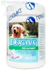 Догмикс для собак Мультивит, 100 табл., Продукт (Продукт) в Витамины и пищевые добавки.