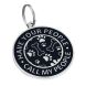 Эмалированный Адресник для Собак BronzeDog Have Your People Call My People Черный Размер L (Bronzedog) в Амуниция для собак.