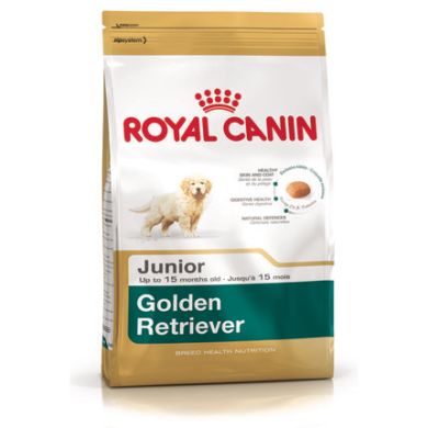 Golden Retriever Junior Royal Canin сухой корм для щенков породы Золотистый ретривер в возрасте до 15 месяцев  (Royal Canin) в Сухой корм для собак.