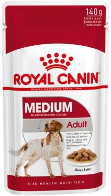 Royal Canin MEDIUM ADULT влажный корм для взрослых собак средних пород от 2 до 12 месяцев,140 г (Royal Canin) в Сухой корм для собак.