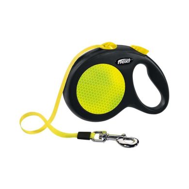 Рулетка NEON L 5m (лента) черная (Flexi) в Амуниция для собак.