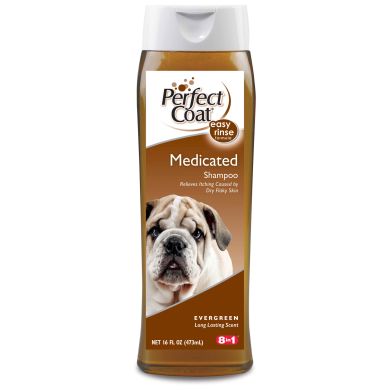 Шампунь д/соб. лечебный с дегтем 8in1, 473ml (8 in 1 Perfect Coat) в Шампуни для собак.