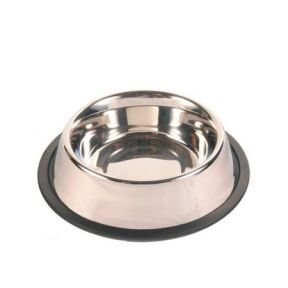 Миска метал на рез d 15см 250 мл 24-8-14 АSR-08 oz () в Посуда для собак.