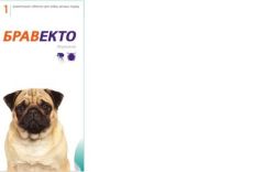 Бравекто для собак від 4,5 до 10 кг 1 табл (250 мг ) (Интервет (Нидерланды)) в Таблетки від бліх та кліщів.