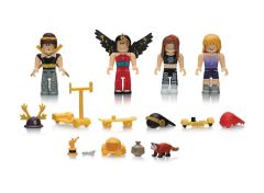 Игровая коллекционная фигурка Jazwares Roblox Mix&Match Set Build a Billionaire Heiress W3,набор 4шт