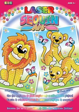Набор для творчества Sequin Art LASER Lions SA1318