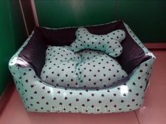 Спальное место, лежак для собак и кошек "Foxi" №1 40х27х18 см () в Домики, Будки, Лежаки.