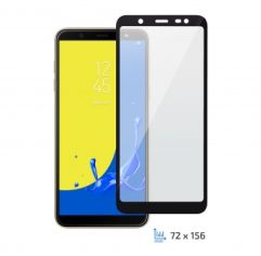 Защитное стекло 2E Samsung Galaxy J8 2018 3D Black border FG