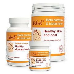 Долвіт Бета каротин і біотин форте 90 табл для собак (Dolfos) в Вітаміни та харчові добавки.