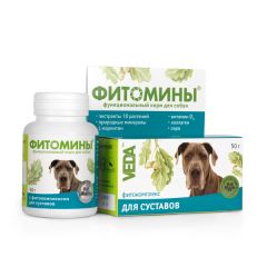 Фітоміни для зміцнення та відновлення суглобів собак та цуценят 50 г (Веда) в Вітаміни та харчові добавки.
