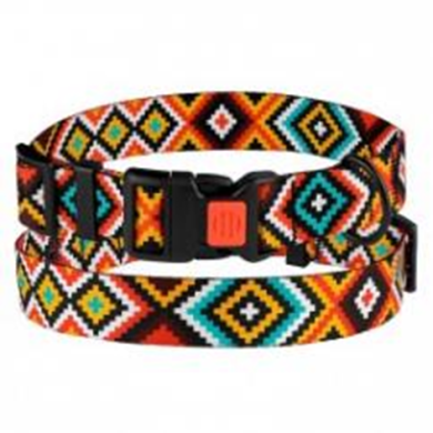 Ошейник BronzeDog Urban Гуцульский Нейлоновый c Пластиковой Пряжкой Оранжевый, Размер S, Обхват шеи 25-33 см, Ширина 1,6 см. Ошейник BronzeDog Urban Гуцульский Нейлоновый c Пластиковой Пряжкой Оранжевый, Размер S, Обхват шеи 25-33 см, Ширина 1,6 см. (Bronzedog) в Амуниция для собак.