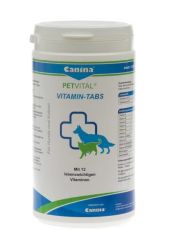 Комплекс витаминов для компенсации дефицита питательных веществ в организме Petvital Vitamin Tabs (Canina) в Витамины и пищевые добавки.