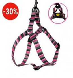 Шлея BronzeDog Urban Полоска Нейлоновая Серо-Розовая, Размер S, Обхват груди 40-53 см, Ширина 1,6 см. Шлея BronzeDog Urban Полоска Нейлоновая Серо-Розовая, Размер S, Обхват груди 40-53 см, Ширина 1,6 см. (Bronzedog) в Амуниция для собак.