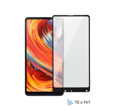 Захисне скло 2E Xiaomi Mi Mix 2s 2.5D Black border FG