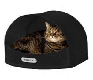 Люлька для Тварин BronzeDog Чорна, Розмір L 45 * 40 * 36 см (Bronzedog) в Будиночки, Будки, Лежаки.