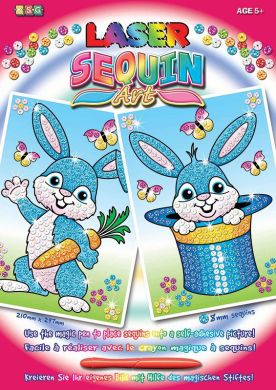 Набор для творчества Sequin Art LASER Rabbits SA1320