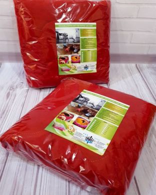 Пелюшка багаторазова 95 * 95 см мікровелюр Червона