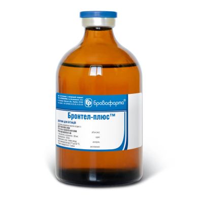 Бронтел плюс 200мл (Бровафарма) в Антигельминтики.