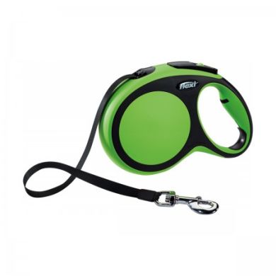 Рулетка NEW COMFORT L 8m/50kg (лента) зеленая (Flexi) в Амуниция для собак.
