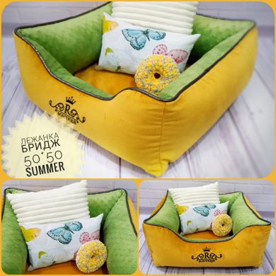 Лежанка БРИДЖ 50*50 см Summer Лежанка БРИДЖ 50*50 см Summer () в Домики, Будки, Лежаки.