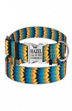 Ошейник, Размер L, Обхват шеи 35-45 см, Ширина 2,5 см. (Bronzedog) в Амуниция для собак.