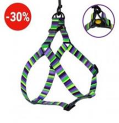 Шлея BronzeDog Urban Полоска Нейлоновая Салатово-Фиолетовая, Размер S, Обхват груди 40-53 см, Ширина 1,6 см. Шлея BronzeDog Urban Полоска Нейлоновая Салатово-Фиолетовая, Размер S, Обхват груди 40-53 см, Ширина 1,6 см. (Bronzedog) в Амуниция для собак.