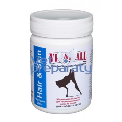 ВИТАМОЛЛ премикс кожа и шерсть, витаминно-минеральный комплекс 200 г () в Витамины и пищевые добавки.