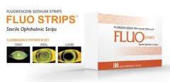 Офтальмологічні тест-смужки з флуоресцеїном низькомолекулярним FluoStrips, уп.100 шт. () в Офтальмологічні тест-смужки.