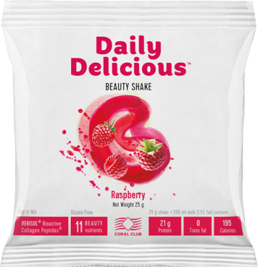 Дейли Делишес Бьюти Шейк Малина, 25 г