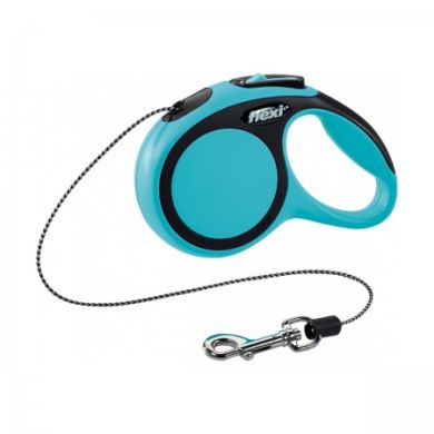 Рулетка NEW COMFORT XS 3m/8kg (трос) синяя Рулетка NEW COMFORT XS 3m/8kg (трос) синяя (Flexi) в Амуниция для собак.