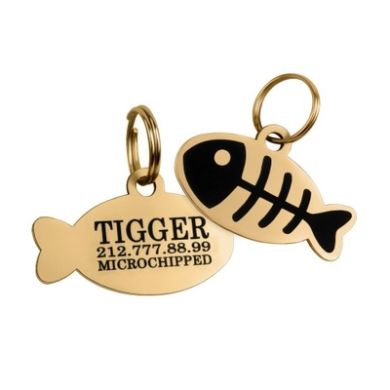 Адреснік для Котов BronzeDog з Латуні Тип 4 Розмір S  (Bronzedog) в амуніція для собак.