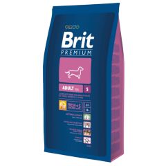 Brit Premium Adult S для взрослых собак маленьких пород, 1 кг. (Brit) в Сухой корм для собак.