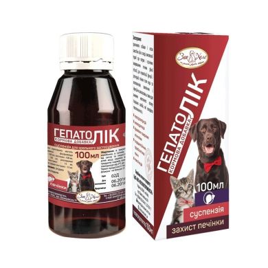 Гепатолик 100 мл Гепатолик 100 мл (ЗооХелс) в Витамины и пищевые добавки.