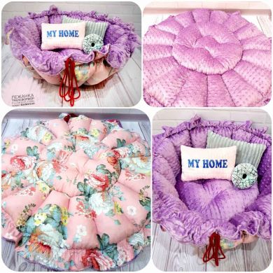 Лежанка Трасформер - String bed Tropical pink 115*50 () в Будиночки, Будки, Лежаки.