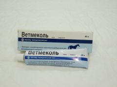 Мазь Ветмеколь, 40 г, противомикробное средство () в Гели, мази, спреи.