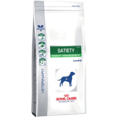 SATIETY WEIGHT MANAGEMENT CANINE Royal Canin ветеринарная диета для собак страдающих избыточным весом или ожирением (Royal Canin) в Сухой корм для собак.
