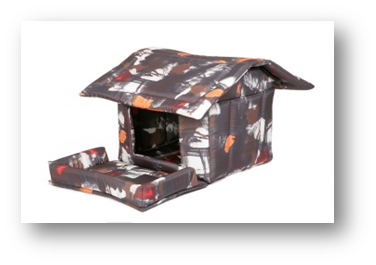 Будка с площадкой, 37х34(60)х35, серия ЛЮКС Будка с площадкой, 37х34(60)х35, серия ЛЮКС () в Домики, Будки, Лежаки.