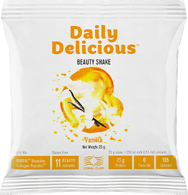 Дейли Делишес Бьюти Шейк Ваниль, 25г