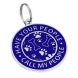 Эмалированный Адресник для Собак BronzeDog Have Your People Call My People Синий Размер L (Bronzedog) в Амуниция для собак.
