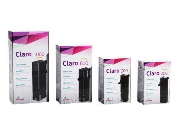Фильтр внутр. Claro 600, 600л/ч; 8W; аквар. до 80л Diversa