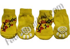 Носки  КОТ/СОБ   M 4-6кг (3см-7,5см)цветные с антискол. () в Одежда для собак.