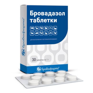 Бровадазол таблетки (Бровафарма) в Антигельмінтики.