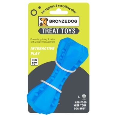 Игрушка для собак Bronzedog SMART мотивационная Кость 12 х 5 см синяя Игрушка для собак Bronzedog SMART мотивационная Кость 12 х 5 см синяя (Bronzedog) в Игрушки для собак.