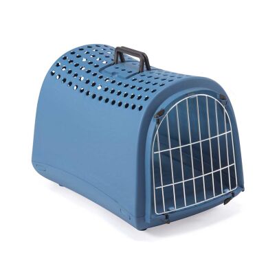 Переноска д/соб и кош Imac Linus СИНЯЯ/ЧЁРНАЯ 50*32*34.5см 80496R () в Домики, Будки, Лежаки.