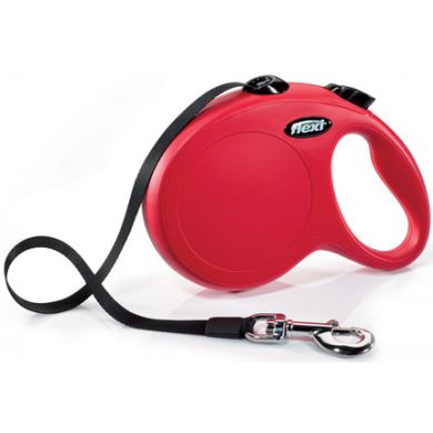 Рулетка NEW CLASSIC L 5m (лента) красная (Flexi) в Амуниция для собак.