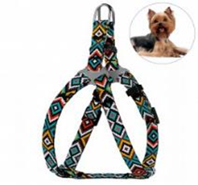 Шлея для Собак Мелких Пород и Котов BronzeDog Urban Йорк Ментол, Размер XS, Обхват груди 33-40 см, Ширина 1,0 см. (Bronzedog) в Амуниция для собак.