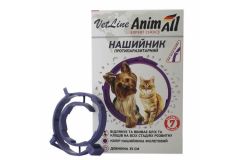 Ошейник противопаразитный AnimАll VetLine для собак, фиолетовый, 35 см (Animal) в Ошейники.