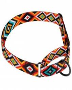 Ошейник Мартингейл BronzeDog Urban Гуцульский Нейлоновый c Металлической Фурнитурой Оранжевый, Размер L, Обхват шеи 48-61 см, Ширина 3,8 см. (Bronzedog) в Амуниция для собак.
